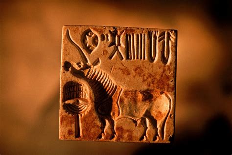 Harappan Unicorn Seal | 2400-2000 BC | Shows Early Indus script