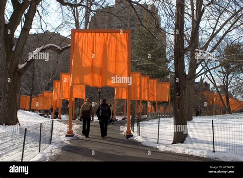 The Gates Central Park New York Stock Photo - Alamy