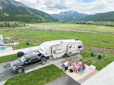 Pull Through & Back In RV Sites - Jackson Hole RV Park & Campground