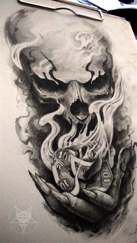 Evil Skull Drawing at PaintingValley.com | Explore collection of Evil ...