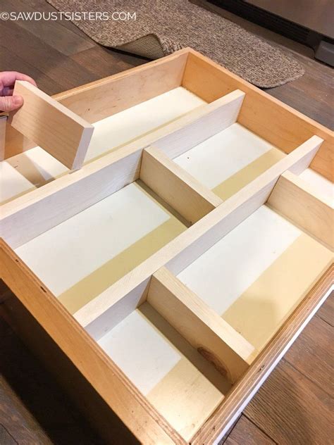 Super Easy DIY Drawer Divider Insert | Kitchen drawer dividers, Diy drawer dividers, Diy drawers