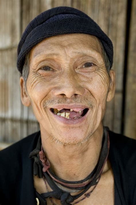 Laughing Old Man With Bad Teeth, Laos Stock Image - Image of asia, teeth: 6401243