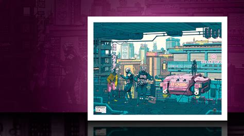 New Product Announcement - Cyberpunk 2077: Night City Fine Art Print – Dark Horse Direct