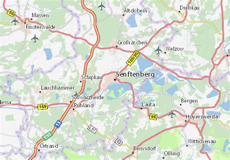 MICHELIN Senftenberg map - ViaMichelin