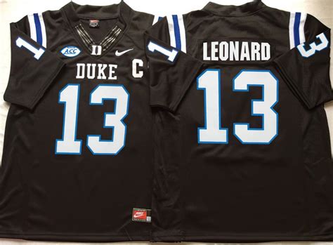 Riley Leonard Duke Blue Devils Navy Jersey - All Stitched - Alvaig Store