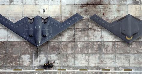 SNAFU!: Concept art depicting size difference of B-2 vs B-21