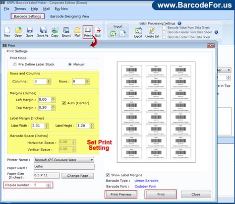 Design Readable Barcodes - Barcode Label Creator Application