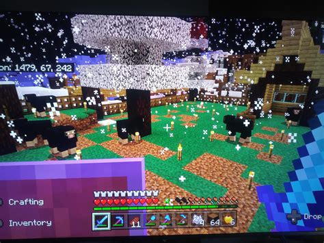 My brand new sheep farm :) : r/Minecraft