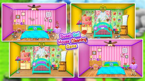 Sweet Girl House Cleaning - My Home Cleanup Game - Sweet Home Day Care - House Cleanup Daily ...