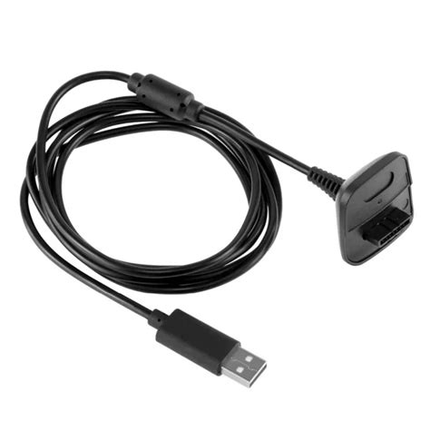 Game Charger Cable Cord For Microsoft Xbox 360 Charging USB Wired for ...