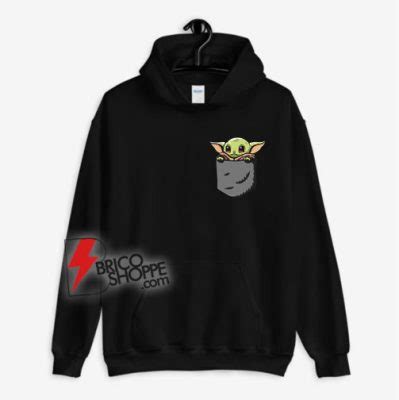 Baby Yoda pocket Hoodie Star Wars Hoodie - bricoshoppe.com