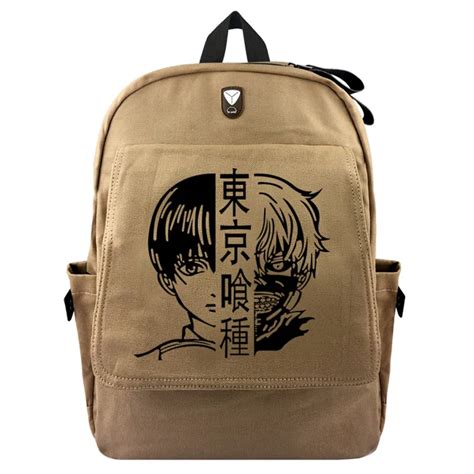 Tokyo Ghoul Kaneki Ken Anime Canvas Backpack Laptop Bag School Bag ...