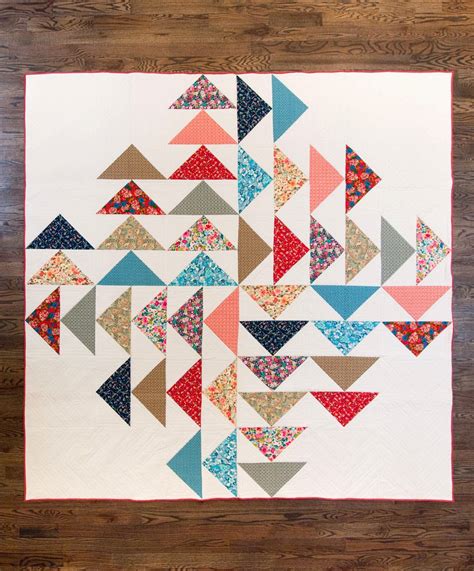 Flying Geese Quilt Patterns Free Flying Geese Baby Quilt Pattern ...