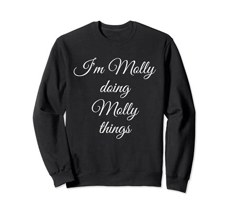 Amazon.com: I'M MOLLY DOING MOLLY THINGS Funny Birthday Name Gift Idea ...