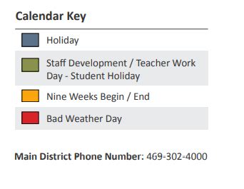 Mckinney High School - School District Instructional Calendar - Mckinney Isd - 2021-2022