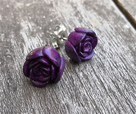 Polymer Clay Rose Earrings : 10 Steps (with Pictures) - Instructables