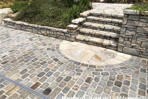 Historic European Cobblestone Antique Pavers for Driveway