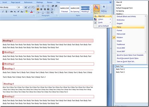 Civil 3D Reminders: Microsoft Word – Styles