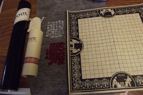 Vintage 1981 Pente Board Game in Tube Complete & Excellent | #1875095169