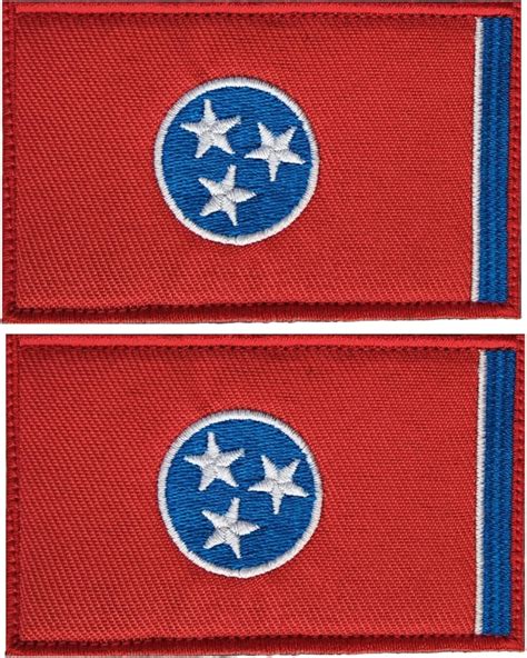 Amazon.com: Tennessee Flag Patch Tennessee Flag Embroidery Patch for ...