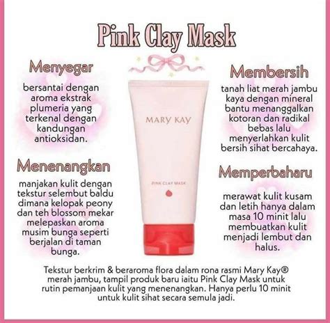 Pin by Ynaz Farhana on pink clay mask | Pink clay mask, Mary kay cosmetics, Mary kay