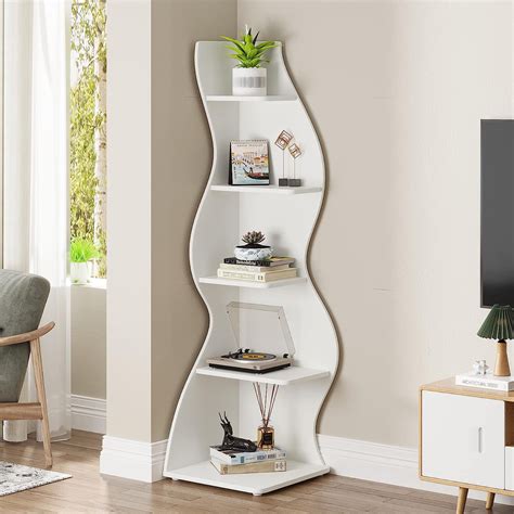 Wrought Studio Doyla 71.85" H x 19.68" W Corner Bookcase & Reviews | Wayfair