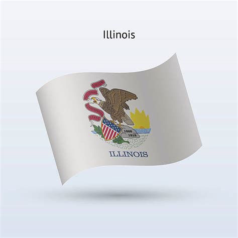 Illinois State Flag Illustrations, Royalty-Free Vector Graphics & Clip Art - iStock