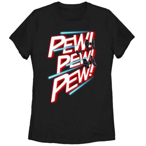 Women's Star Wars Tie Fighter Pew Pew Pew T-shirt : Target