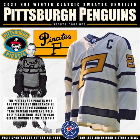 Penguins, Bruins Unveil 2023 Winter Classic Uniforms – SportsLogos.Net News