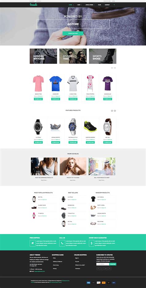 20 Best Joomla Templates for eCommerce