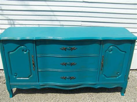 Deep Teal French Provincial Buffet | Etsy | French provincial buffet, Deep teal, French provincial