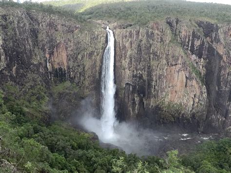 Wallaman Falls at North Queensland, Australia. Highest permanent single drop waterfall in the ...