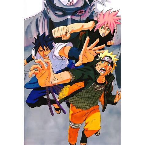 Naruto Shippuden Japanese Anime Team 7 Poster | Naruto, Naruto uzumaki ...