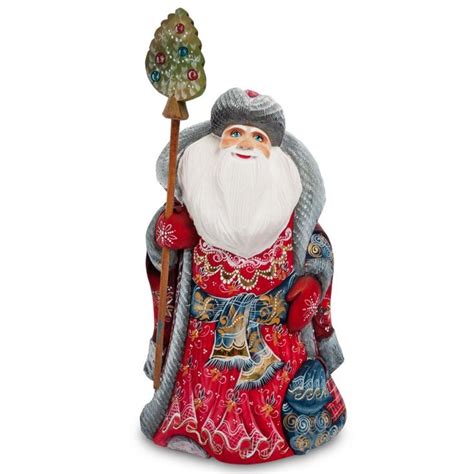 Buy Father Frost Figurine (Carved) 31.5 cm (12.4 inches) - Online Store ...