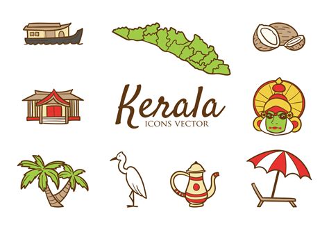 Iconos de Kerala Vector 158104 Vector en Vecteezy