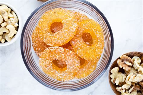 Sweet and Chewy Candied Pineapple Recipe