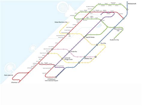 New Dubai Metro Blue Line map: What the route could look like | Time ...