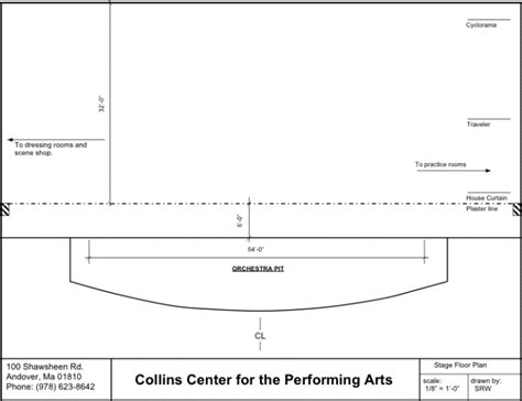 Collins Center: Stage Diagram