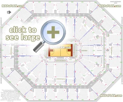 Footprint Center Arena seat & row numbers detailed seating chart ...