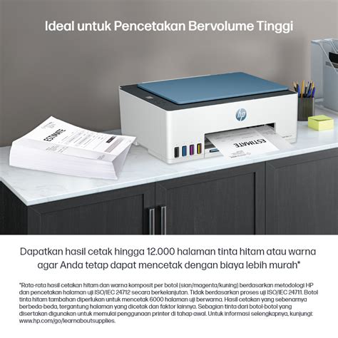 Printer HP Smart Ink Tank 585 All in One ( Print Scan Copy ) Wireless / Wifi / USB / Bluetooth ...