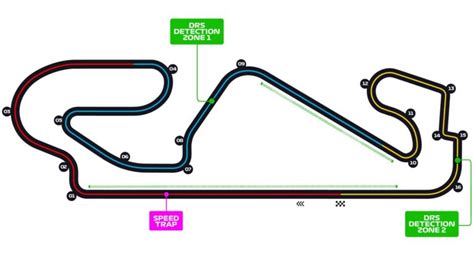 Circuit de Barcelona Catalunya Track Map, Spanish Grand Prix 2022 ...