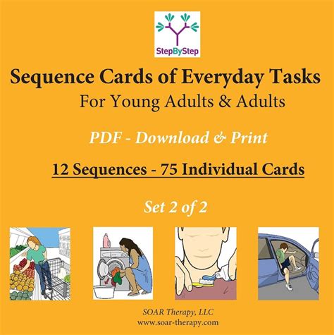 PDF 12 Sequences of Everyday Activities for Young Adults & - Etsy