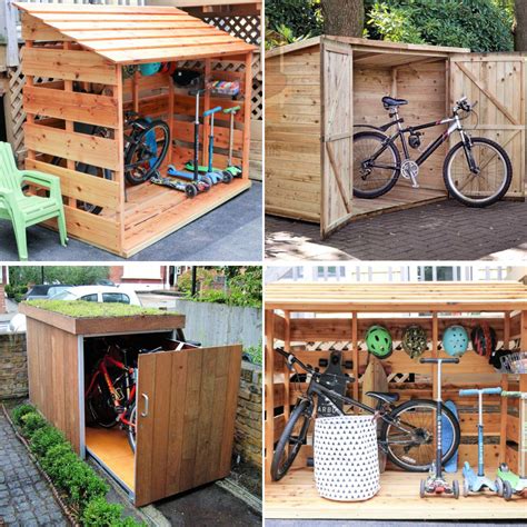 20 Free DIY Bike Shed Plans (Outdoor Bike Storage)