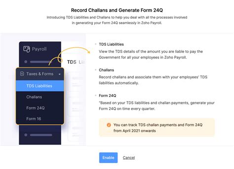 Form 24Q in Zoho Payroll | Zoho Payroll | Help