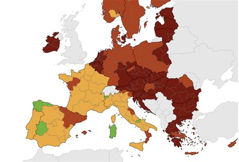 ECDC: Greece Now "Dark Red" Country After Surge in Coronavirus - GreekReporter.com