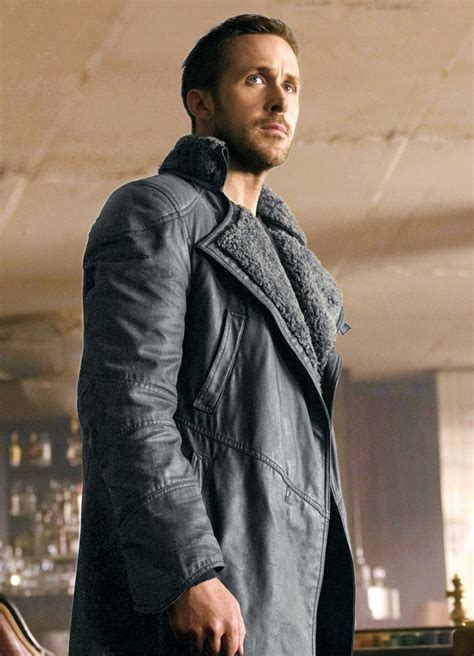 Ryan Gosling Trench Coat In Real Leather Blade Runner