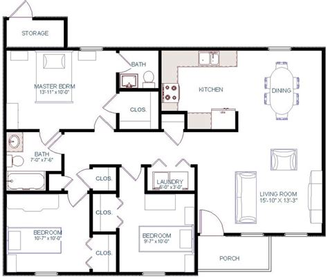 floorplans | Floor Plans - Cambridge Village Apartments | Floor plans, Floor plan design ...