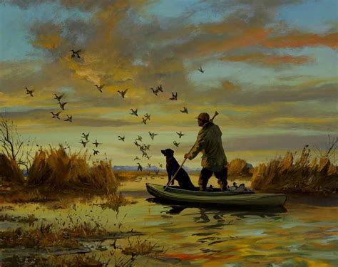 Promising Start, duck hunting painting by Brett J Smith, brettsmith.com | Hunting painting ...