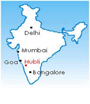 www.clickhubli.com : location of hubli