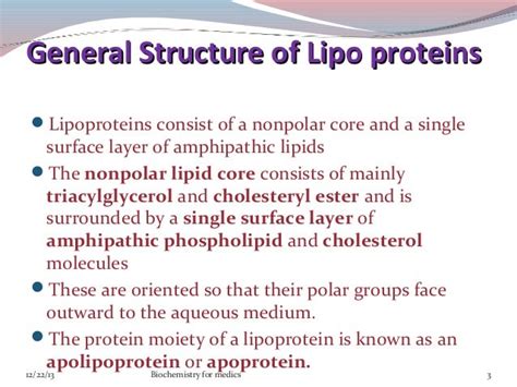 Lipoproteins- structure, classification, metabolism and clinical sign…